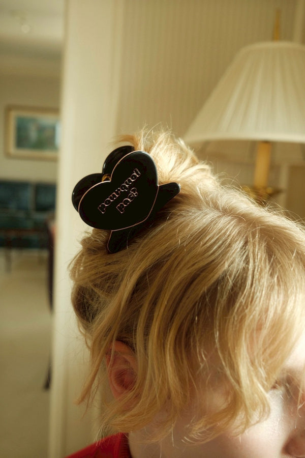 HEART clip-03 / black