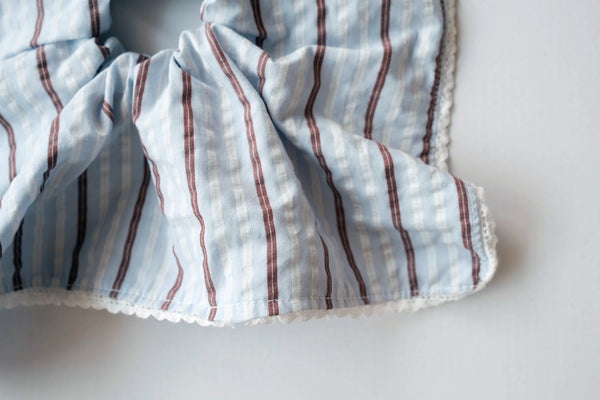 SQUARE Stripes chouchou / blue