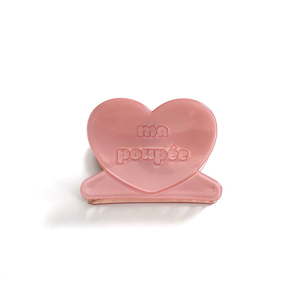 HEART clip-02 / pink