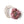 CHECK & LACE chouchou / red and white