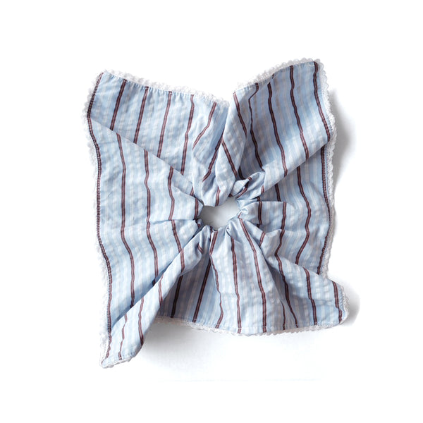 SQUARE Stripes chouchou / blue