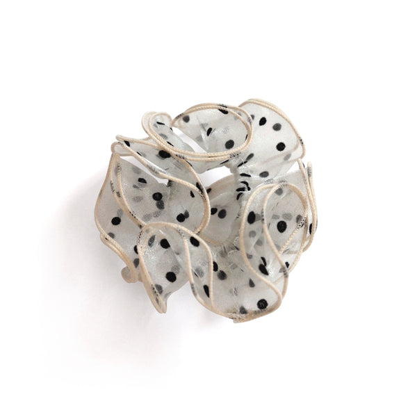 DOT Frill chouchou / white