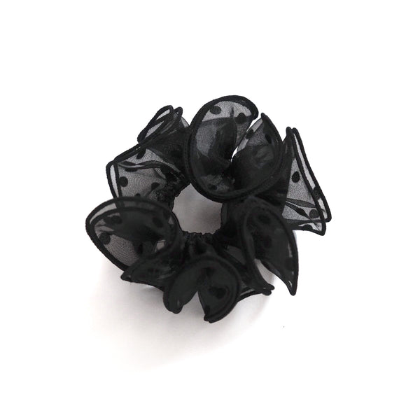 DOT Frill chouchou / black