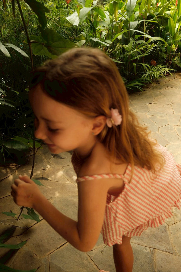 FLOWER mini clip / pink