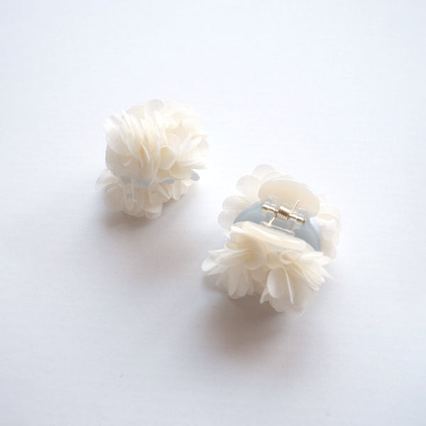 FLOWER mini clip / white